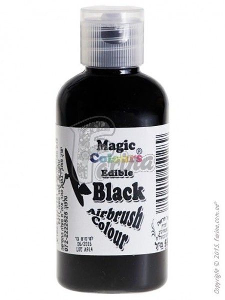 Краситель для аэрографа Черный Magic Colours 55 мл  - Airbrush Colour (Эйрбраш колор)< фото цена